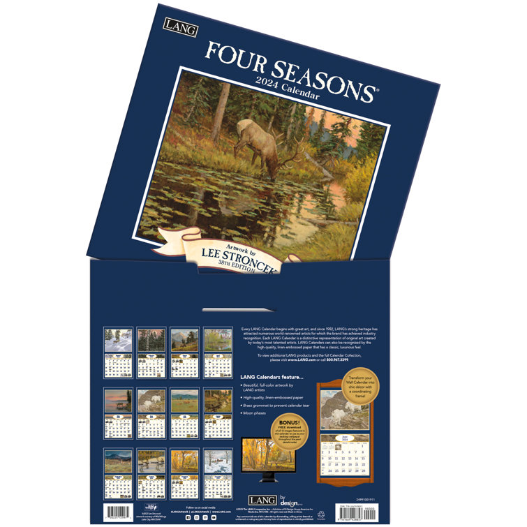 Lang Four Seasons 2024 Wall Calendar Wayfair Canada